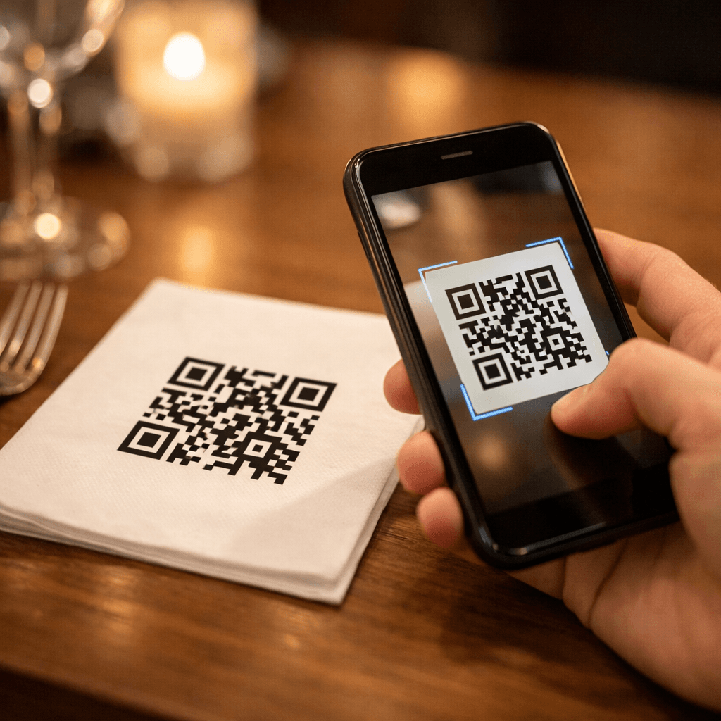 QR kodai ant servetėlių – kaip restoranai sujungia offline su online