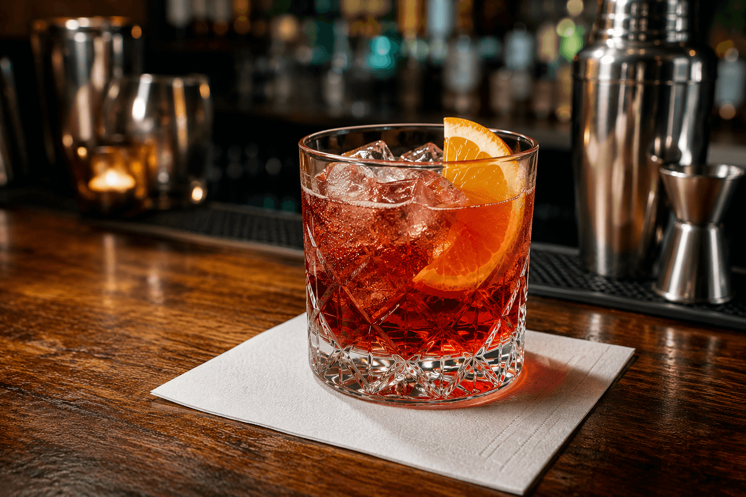 Cocktailservietten für die Bar: Format, Lagen, Farbe und Druck